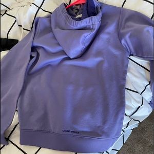purple under armor hoddie